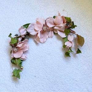 Unbranded | pink floral and greenery arch